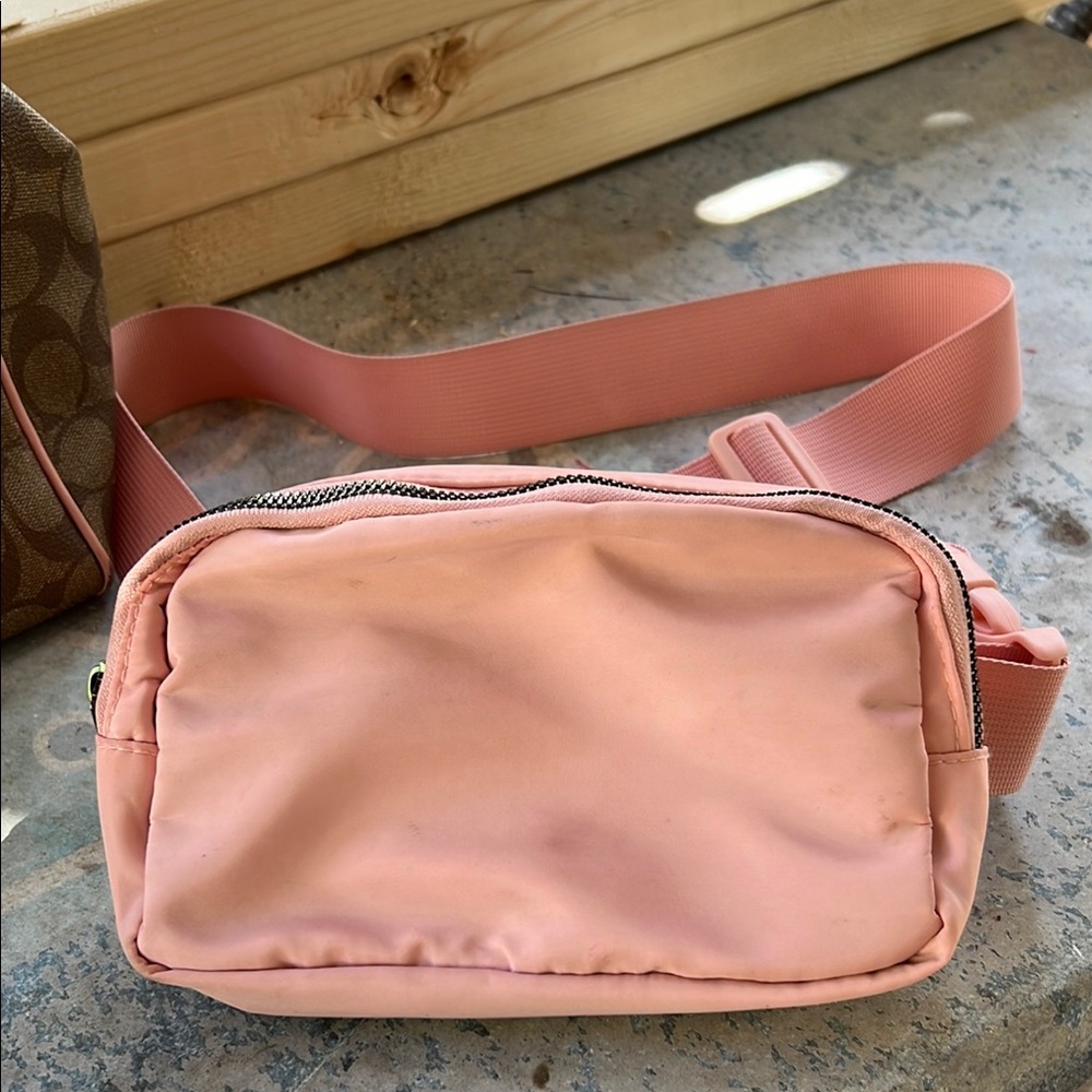 Chic Pink Crossbody Bag